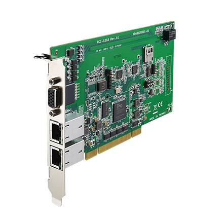 2-port 10-Axis EtherCAT PCI Master Card